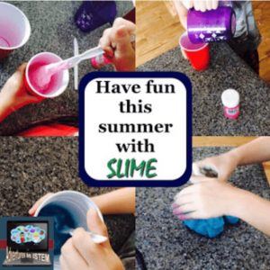 having fun with slime this summer