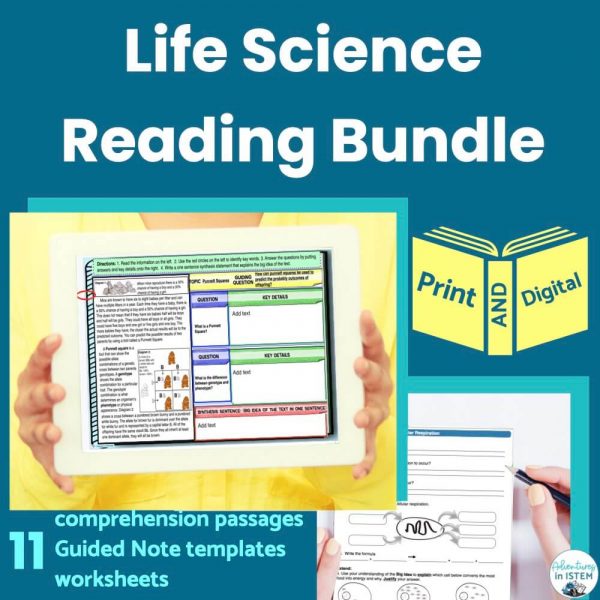 science reading life science bundle