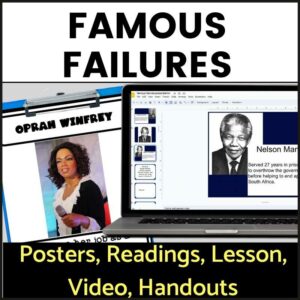 famous failures posters readings lesson video and handouts