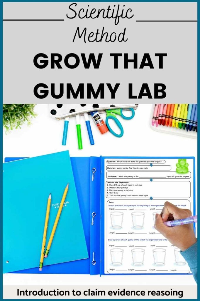 scientific method experiment gummy bear lab