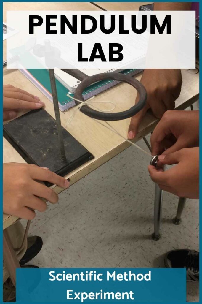 scientific method experiment pendulum lab