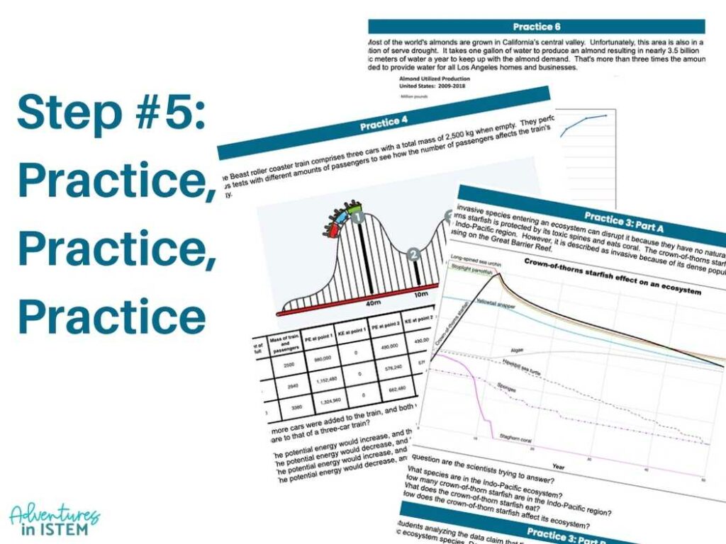 science test practice strategies, practice, practice, practice