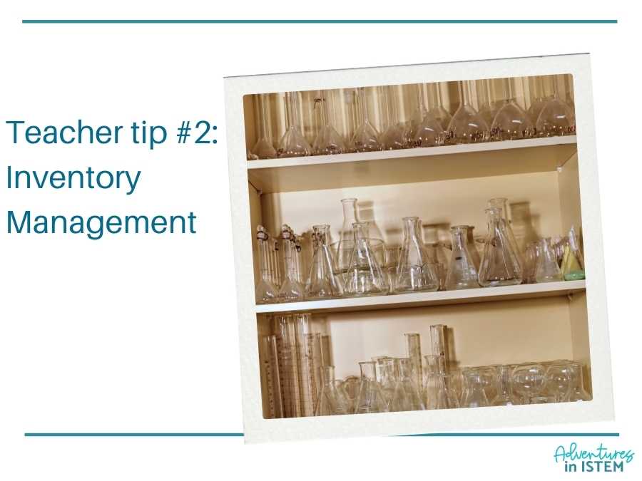 end of the year teacher tiip: Teacher tip #2: Inventory Management