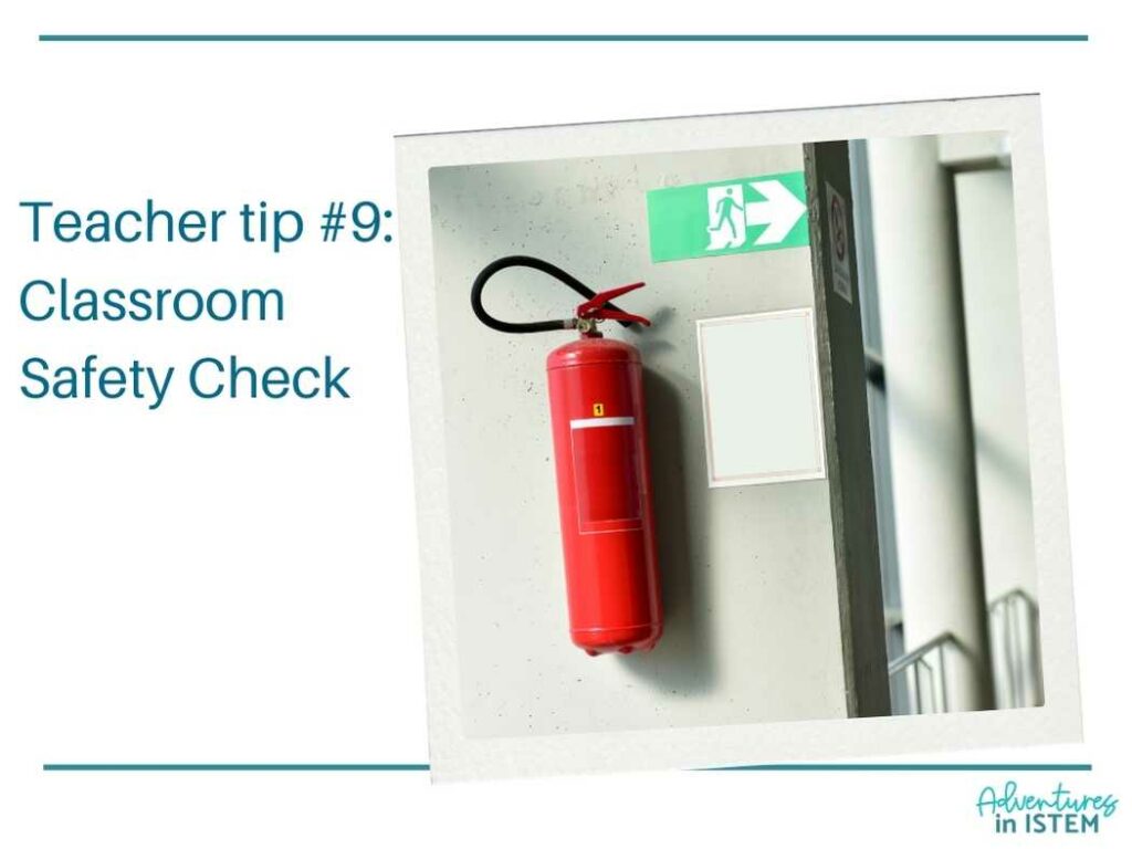 end of year teacher tips classroom safety check