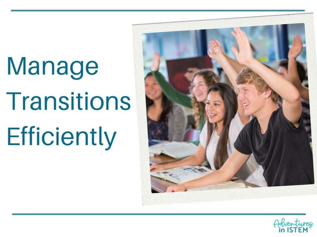 classroom management for behavior problems manage transitions efficiently