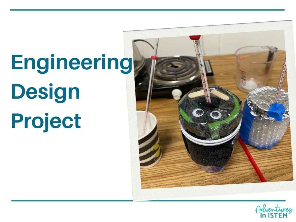 first week of school science activities for middle school engineering design project