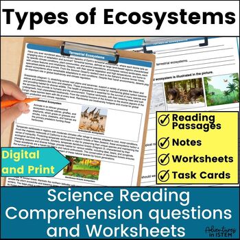 Types of Ecosystems with terrestrial freshwater and aquatic ecosystems reading