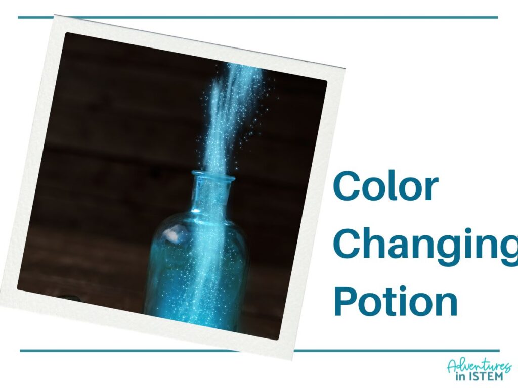 fall chemistry science activities color changing potion