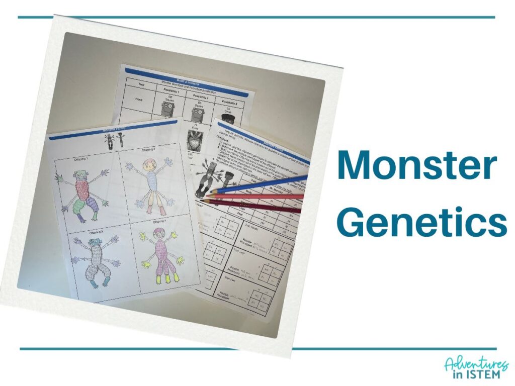 fall science activities monster genetics