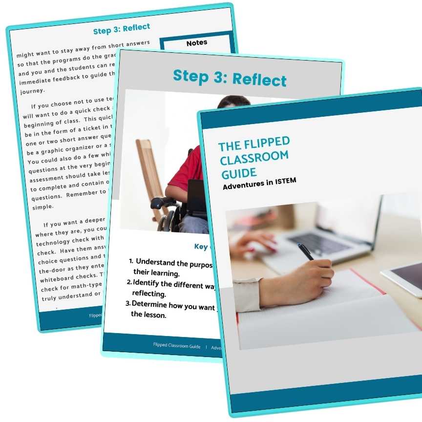 flipped classroom guide landing page 3