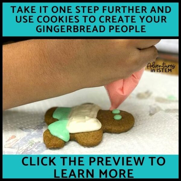 Holiday winter Genetics snowman family and make an edible gingerbread men two genetic activities in one