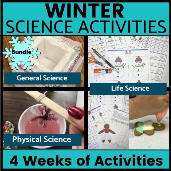 winter science STEM chemistry genetics six activities for 5 weeks of learning