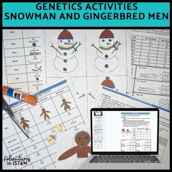 winter science STEM chemistry genetics six activities for 5 weeks of learning