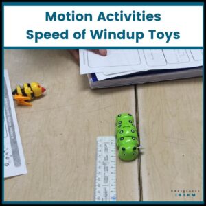 10 motion activities for middle school science speed of windup toys