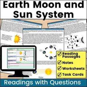 Earth moon and Sun reading cover and thumbnails