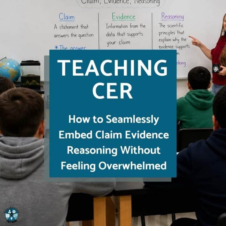 teaching CER How to Seamlessly Embed Claim Evidence Reasoning Without Feeling Overwhelmed