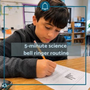 5 minute bell ringer activities