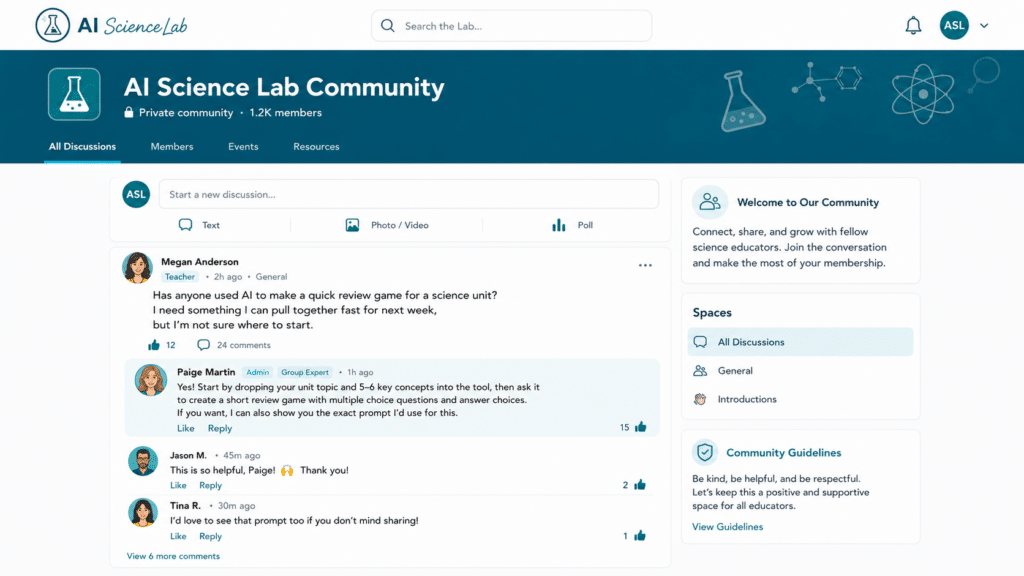 ai science lab community
