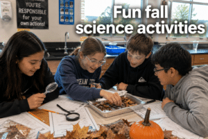 fall science activities during halloween time