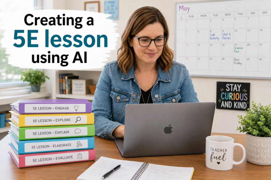 ai lesson planning to create a 5e model lesson 