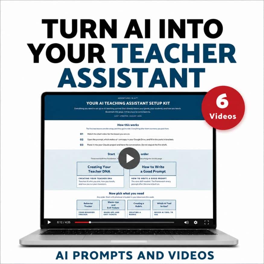 AI teacher assistant get started pack (9.99 special)